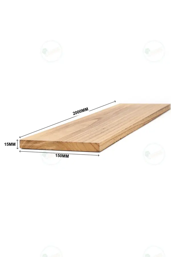 Charred Paulownia Plank 2000x150x15 mm