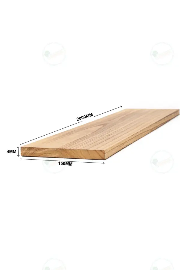 Charred Paulownia Plank 2000x150x4 mm