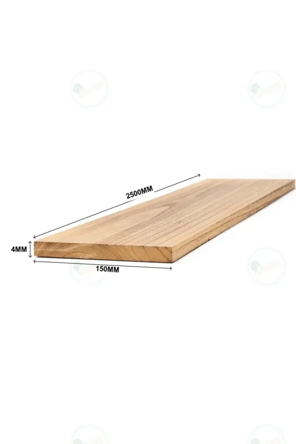 Charred Paulownia Plank 2500x150x4 mm