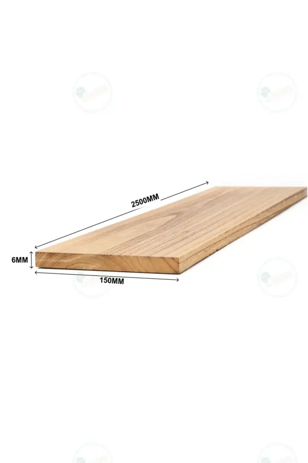 Charred Paulownia Plank 2500x150x6 mm