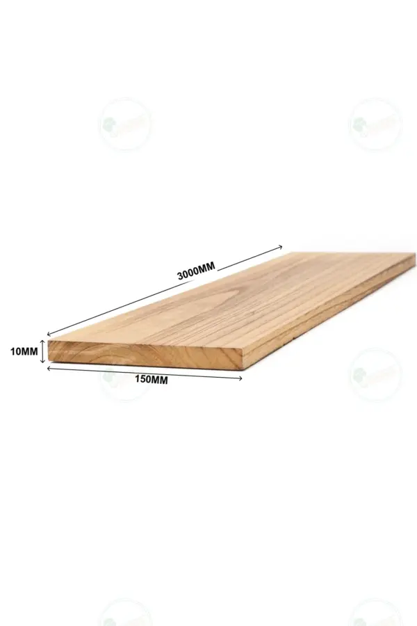 Charred Paulownia Plank 3000x150x10 mm