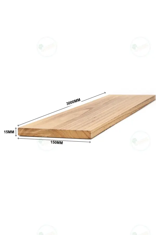 Charred Paulownia Plank 3000x150x15 mm