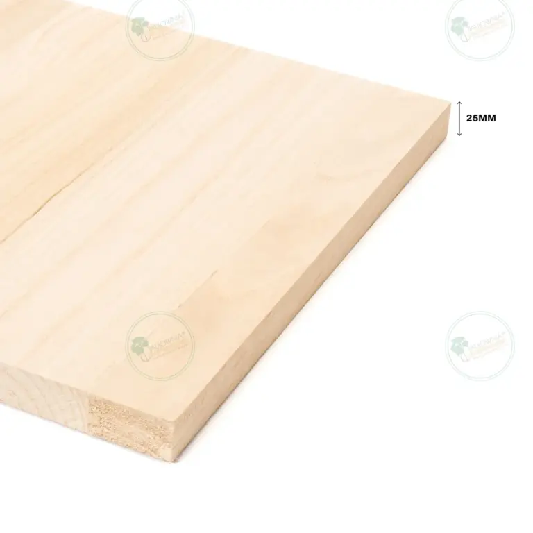 Edge-Glued Paulownia Board 2400x1220x25 mm