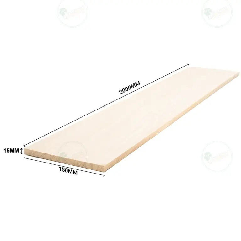 Tabla cepillada de Paulownia 2000x150x15 mm