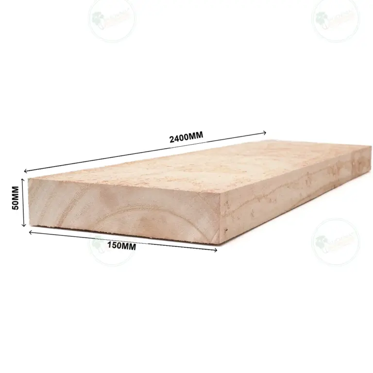 Rough Paulownia Board 2400x150x50 mm grade B