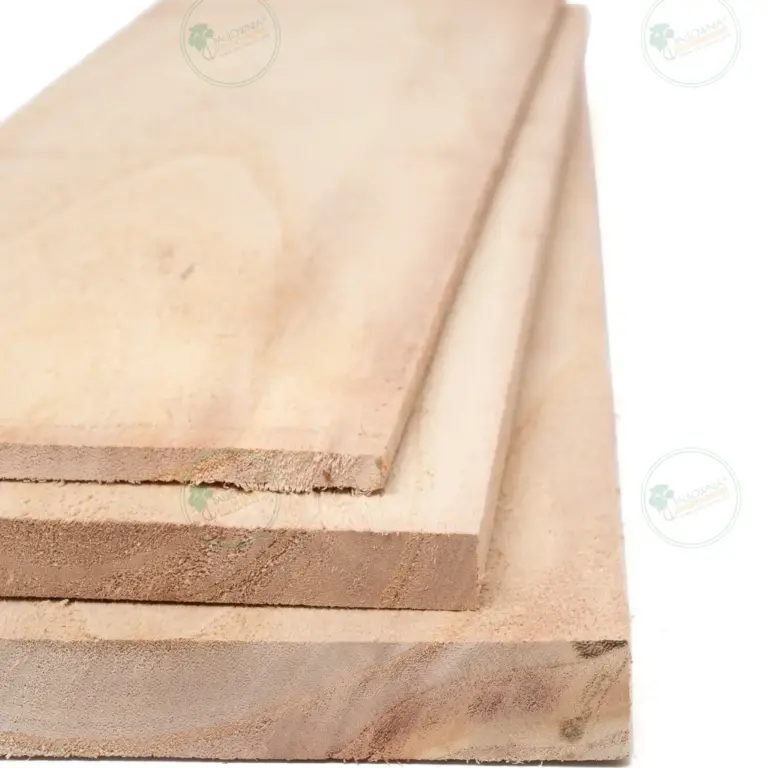 Rough Paulownia Plank 2400x100x20 mm grade AB