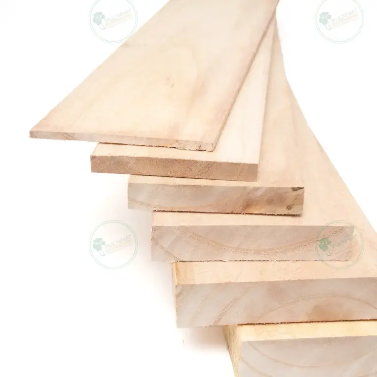 Rough Paulownia Plank 2400x100x40 mm grade B