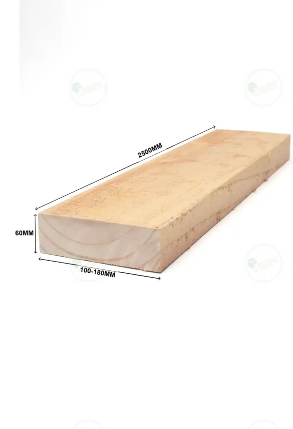 Variable-Width Paulownia Plank 2500x100-180x60 mm grade AB