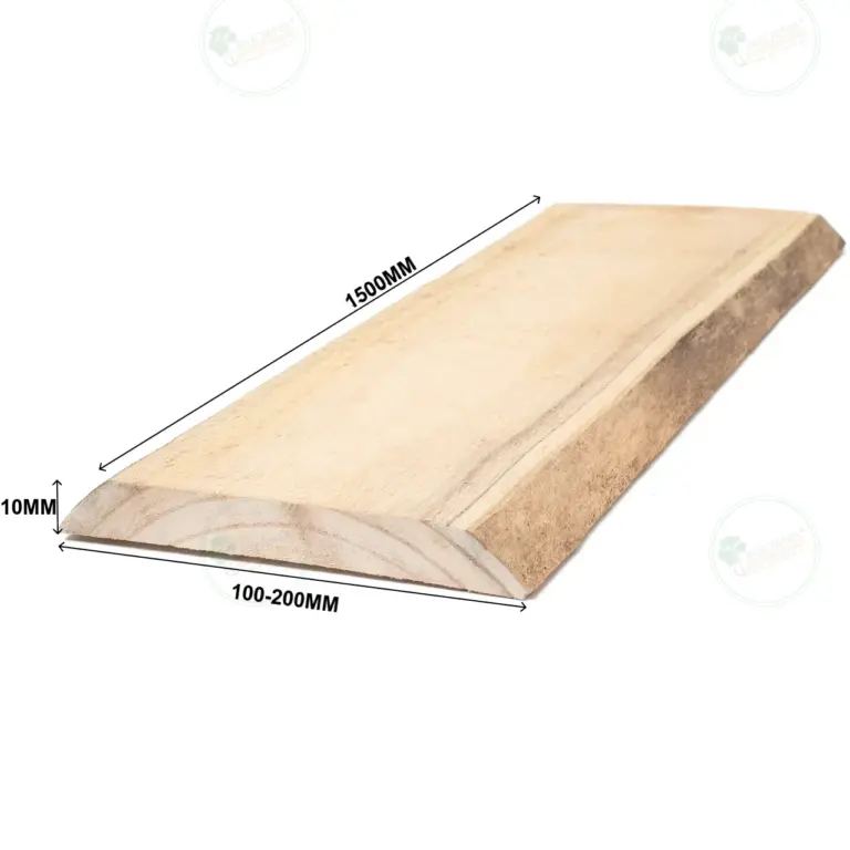 Unedged Paulownia Board 1500x100-200x10 mm grade A