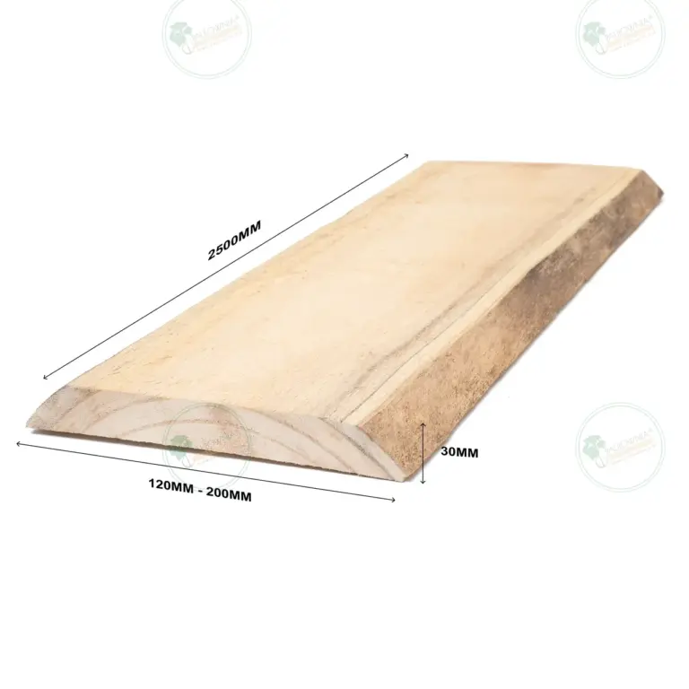 Unedged Paulownia Board 1500x100-200x10 mm grade A