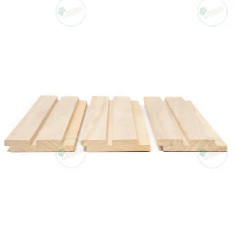 Paulownia Slatted Cladding