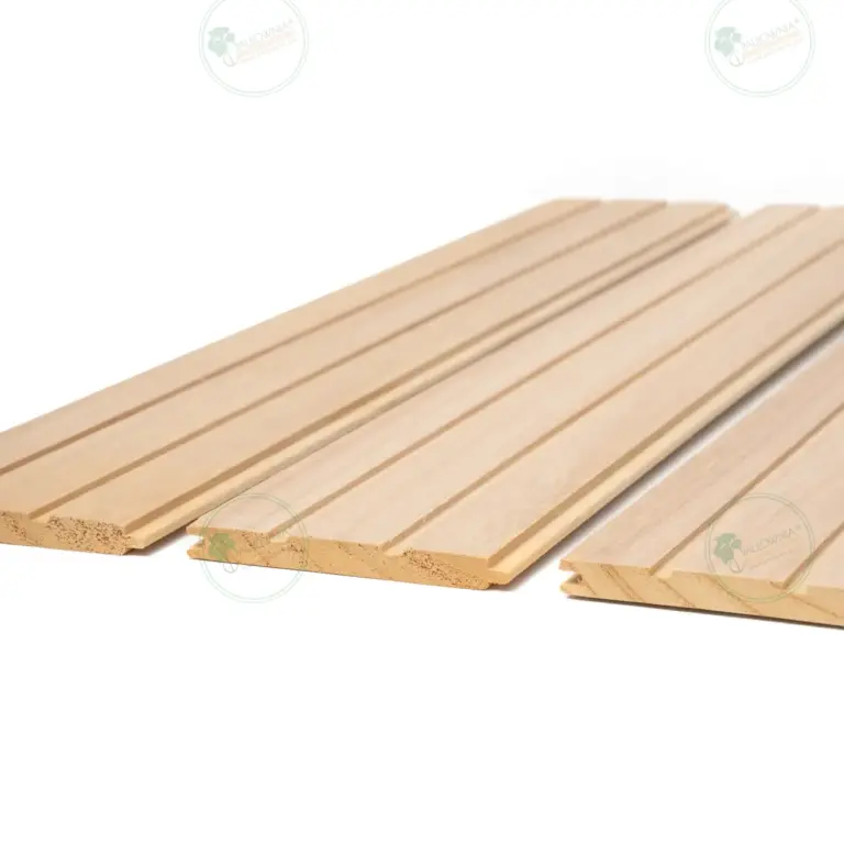 Tongue-and-Groove Paulownia Cladding Board 2200x125x10 mm