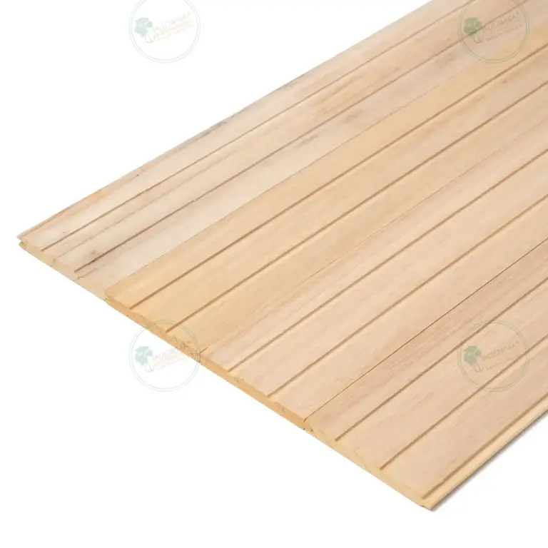 Tongue-and-Groove Paulownia Cladding Board 2200x125x10 mm