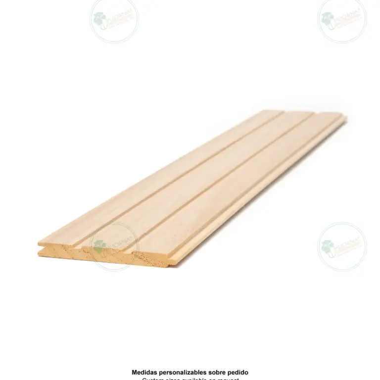 Tongue-and-Groove Paulownia Cladding Board 2200x125x10 mm